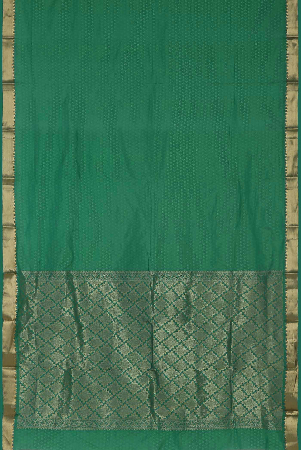 Green Blended Bangalore Silk Saree