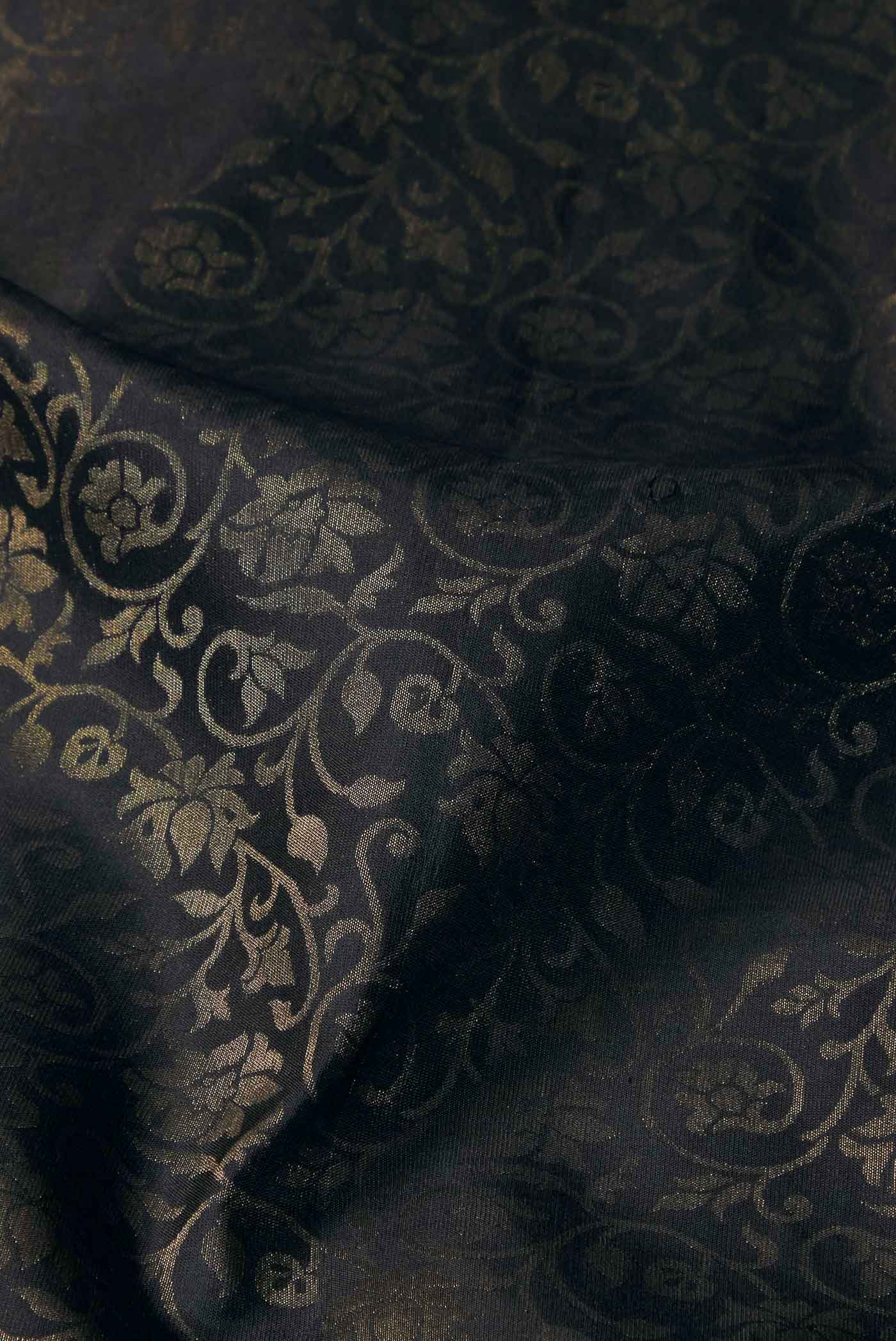 Black Soft Silk Saree