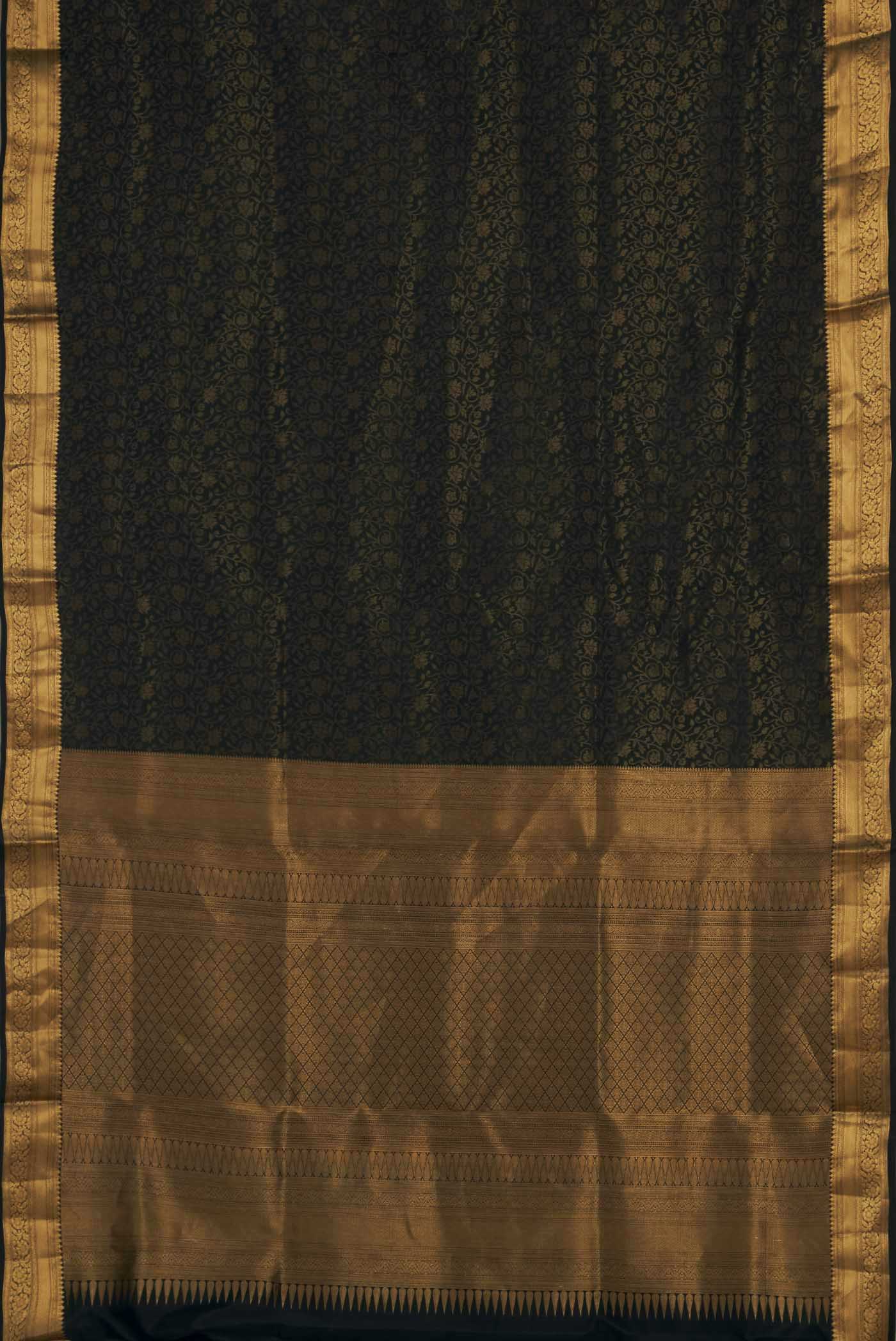 Black Soft Silk Saree