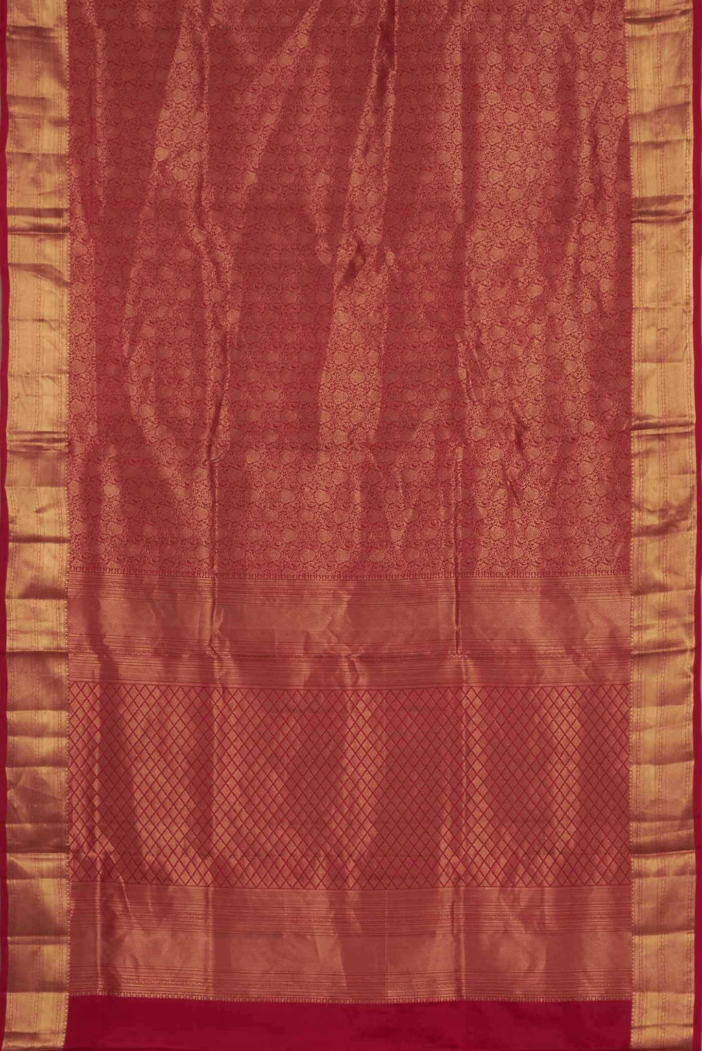 Dark Mauve Soft Silk Saree