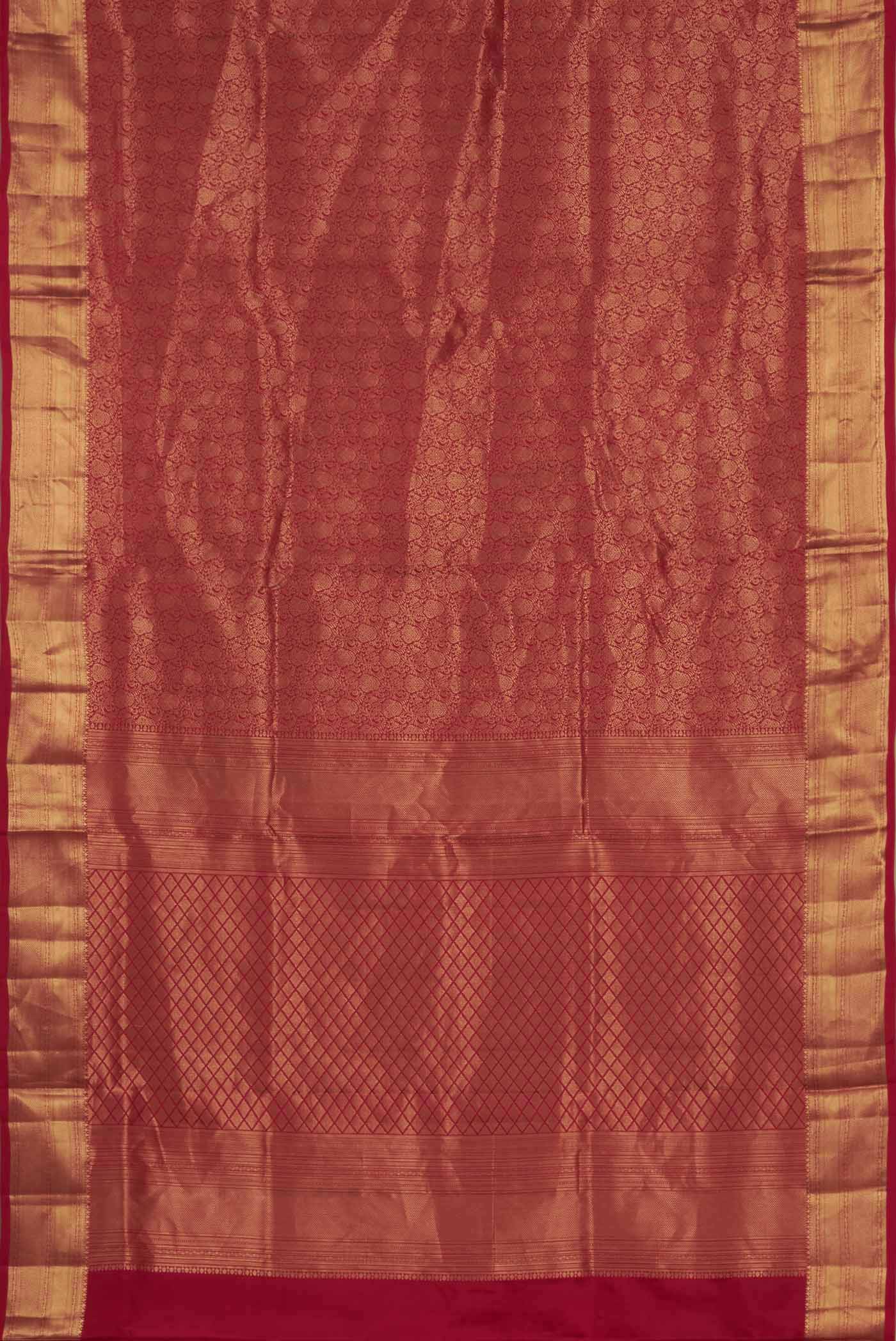 Dark Mauve Soft Silk Saree