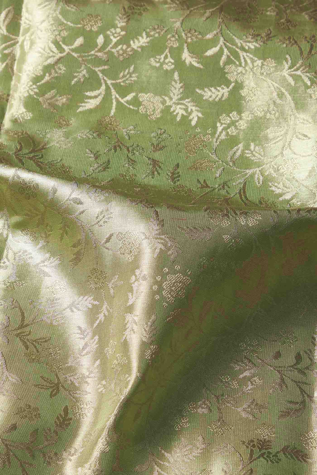 Green Banarasi Silk Saree