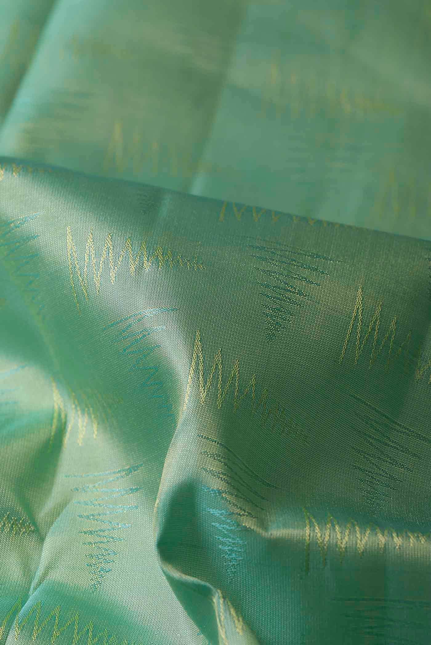 Blue Kanchipuram Silk Saree