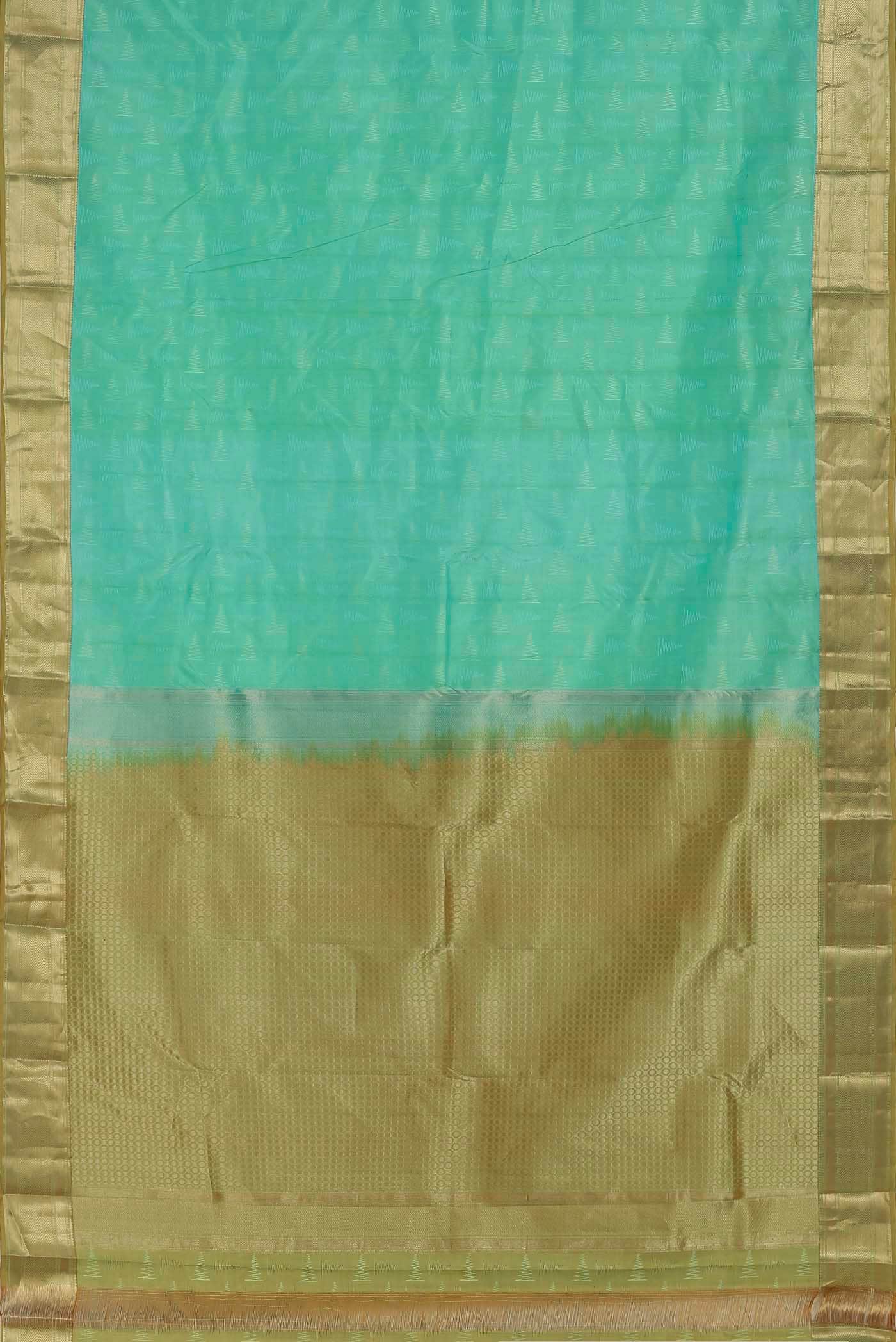 Blue Kanchipuram Silk Saree