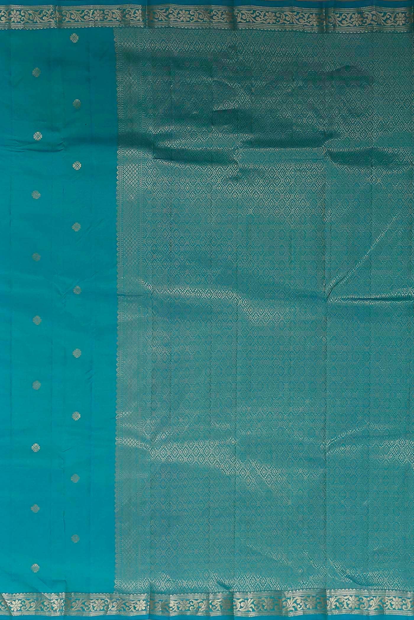 Blue Kanchipuram Silk Saree