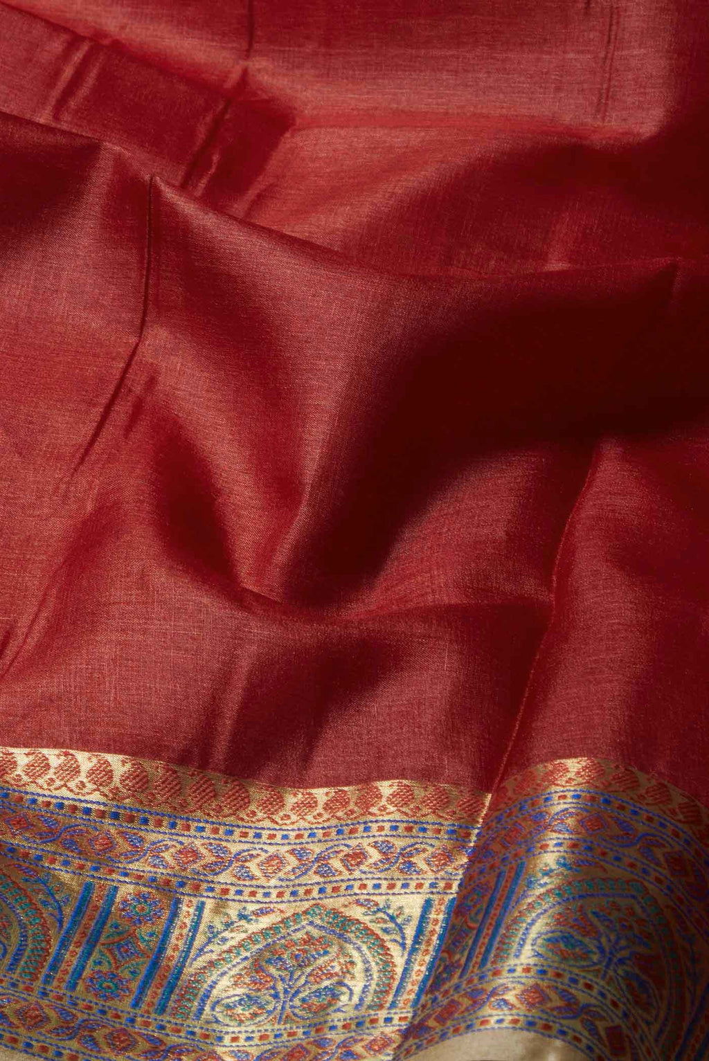 Green Banarasi Tussar Silk Saree