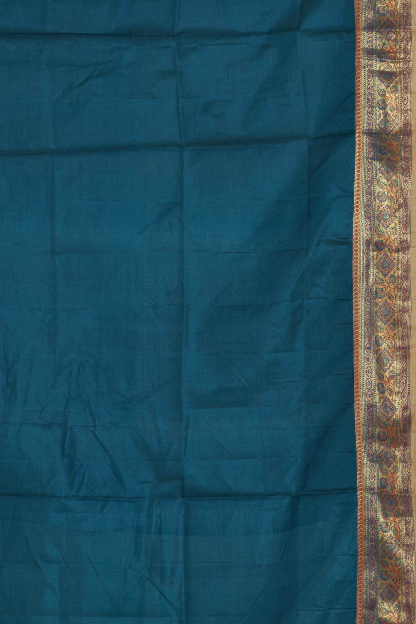 Blue Banarasi Tussar Silk Saree