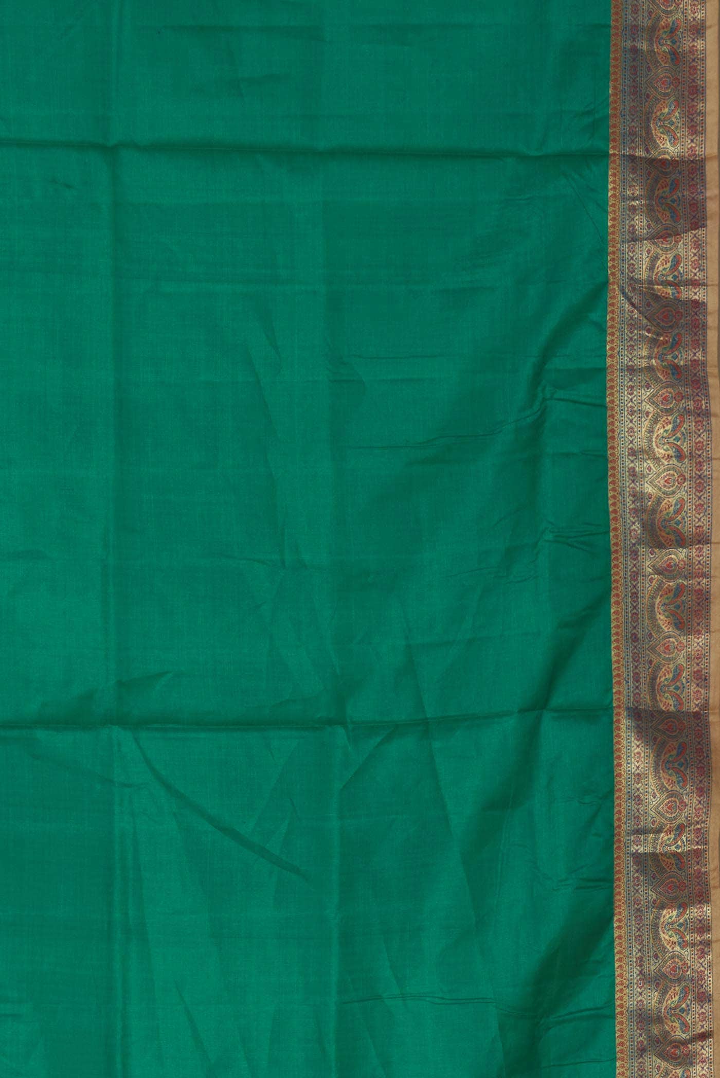 Green Banarasi Tussar Silk Saree