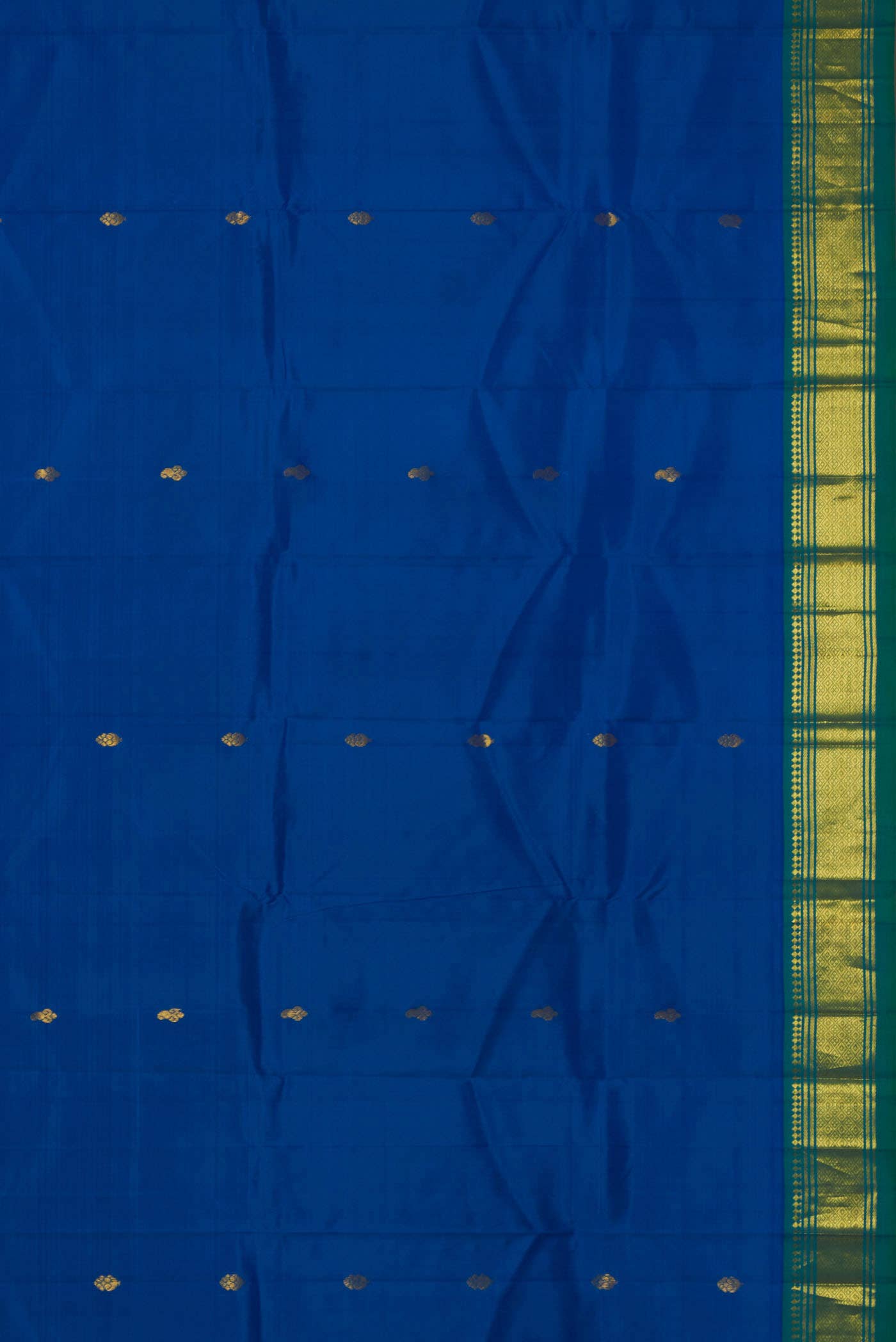 Blue Kanchipuram Silk Saree
