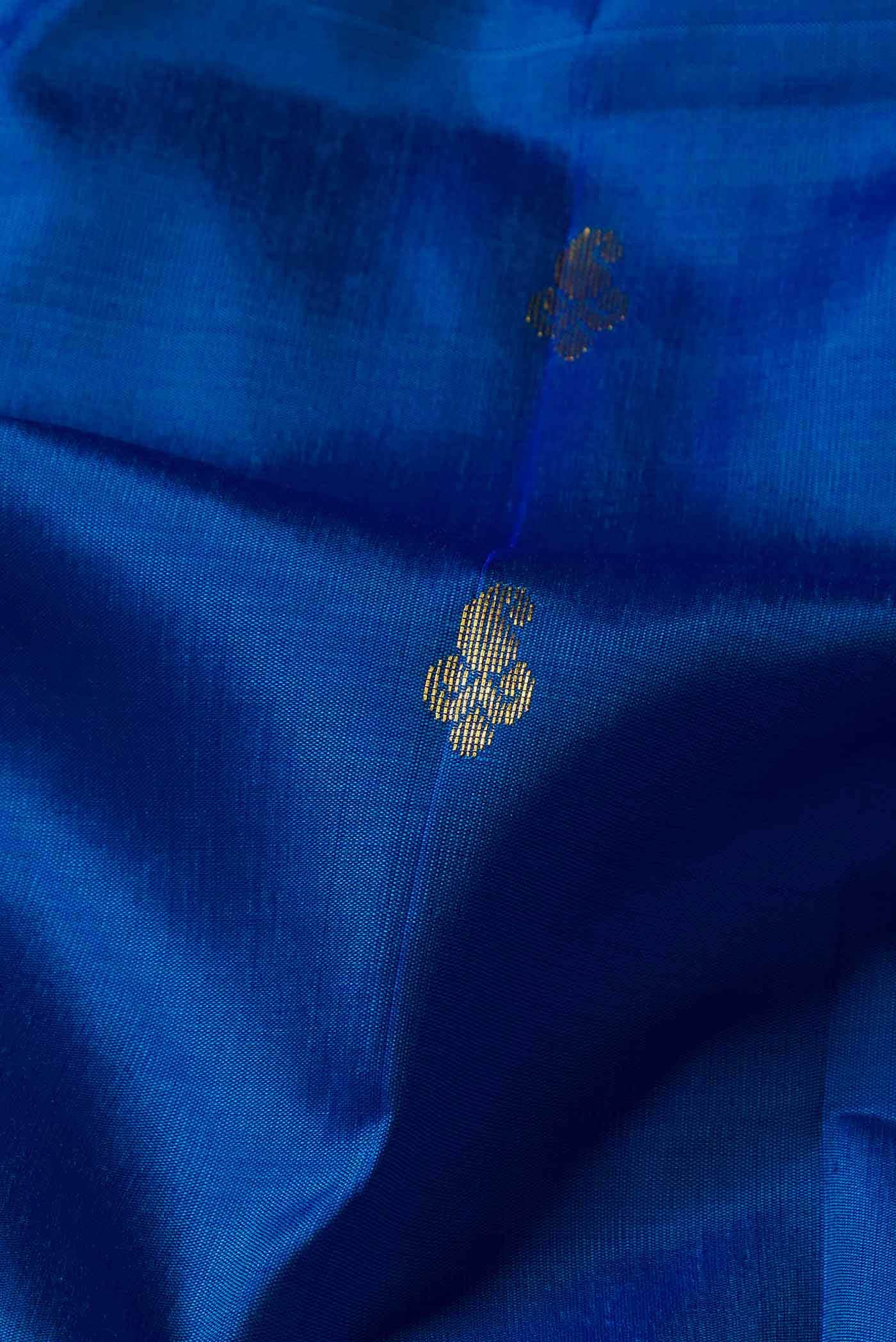 Blue Kanchipuram Silk Saree