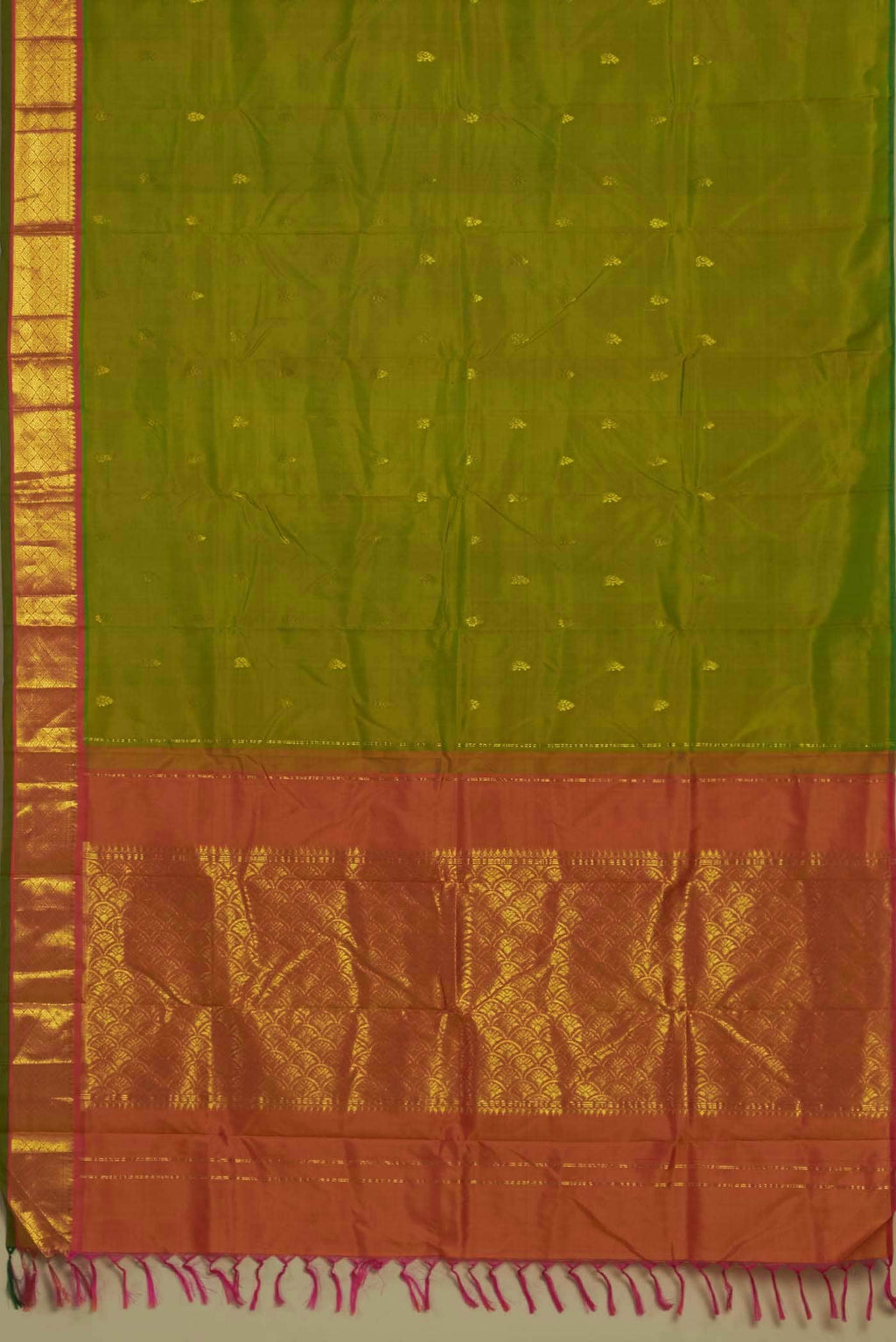 Green Kanchipuram Silk Saree