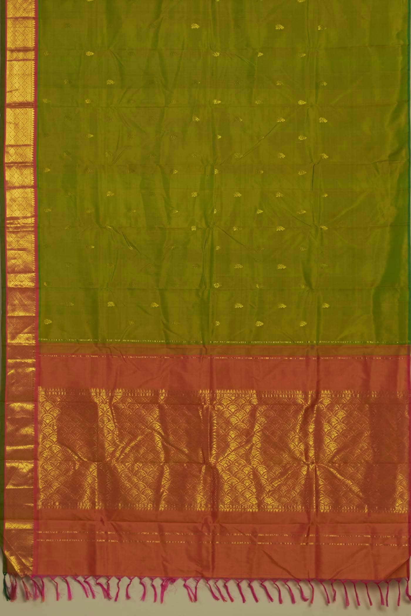 Green Kanchipuram Silk Saree