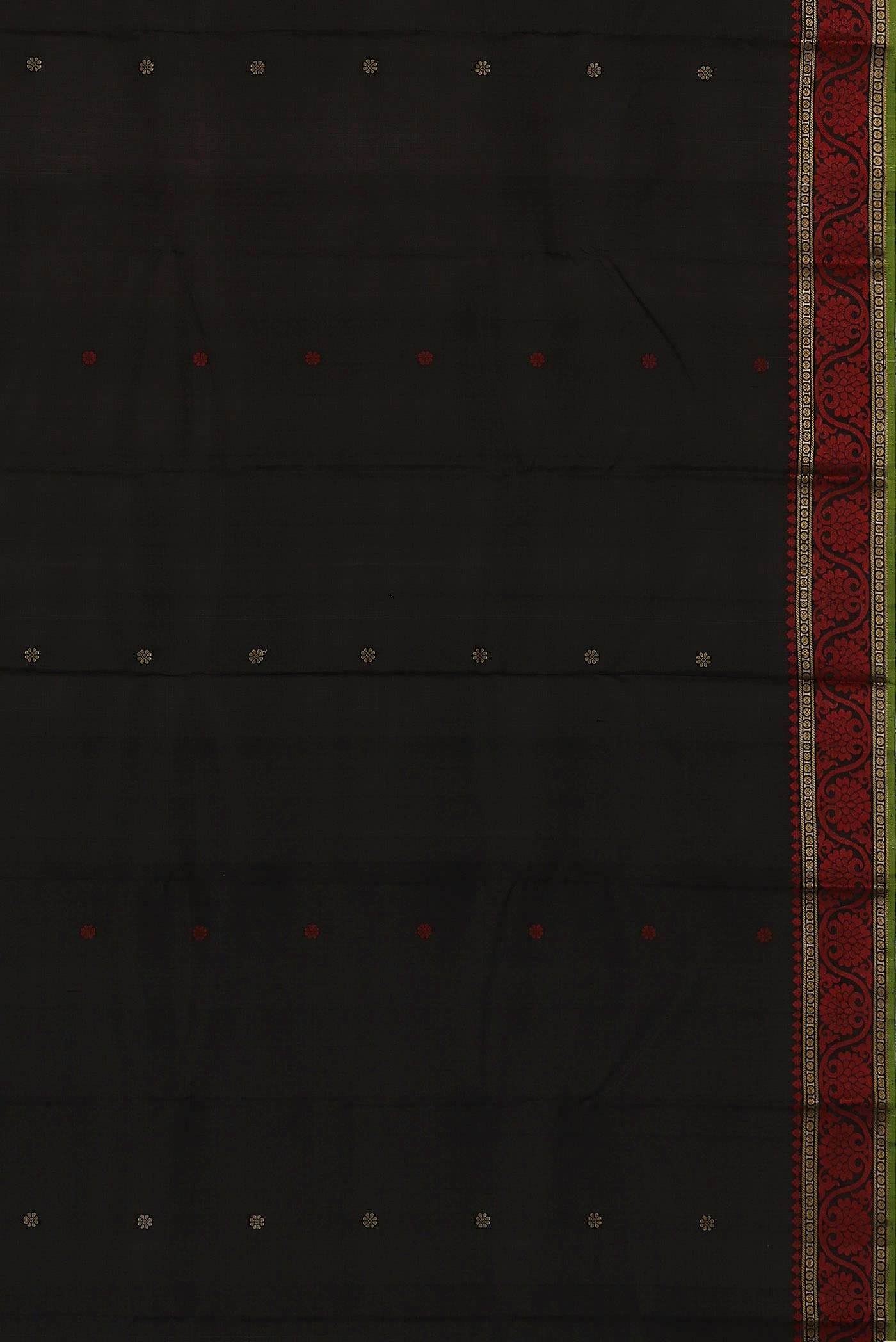 Black Kanchipuram Silk Saree