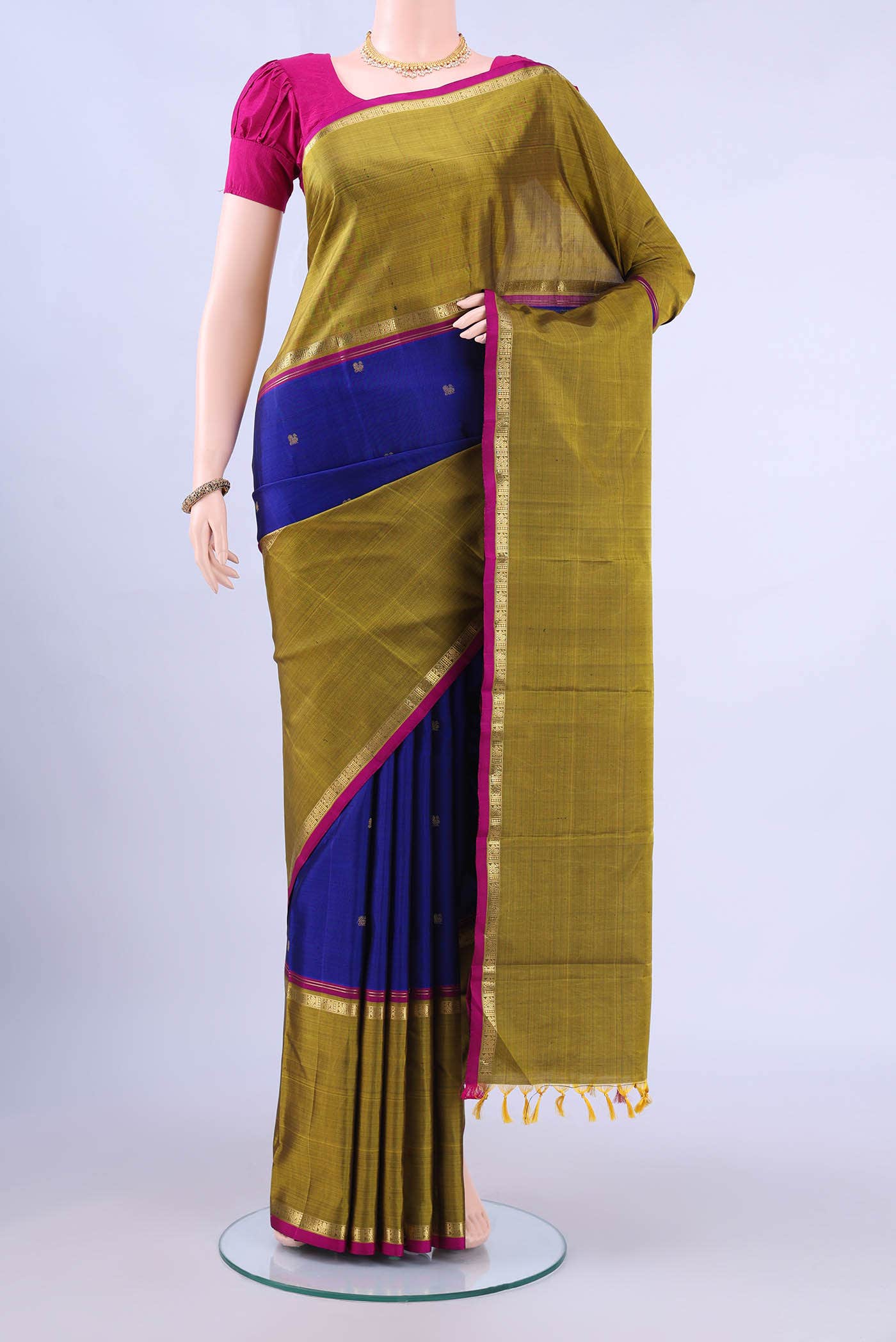 Green Kanchipuram Silk Saree