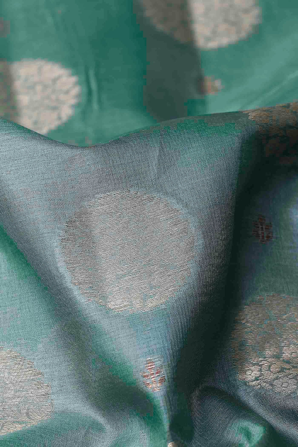 Green Banarasi Tussar Silk Saree