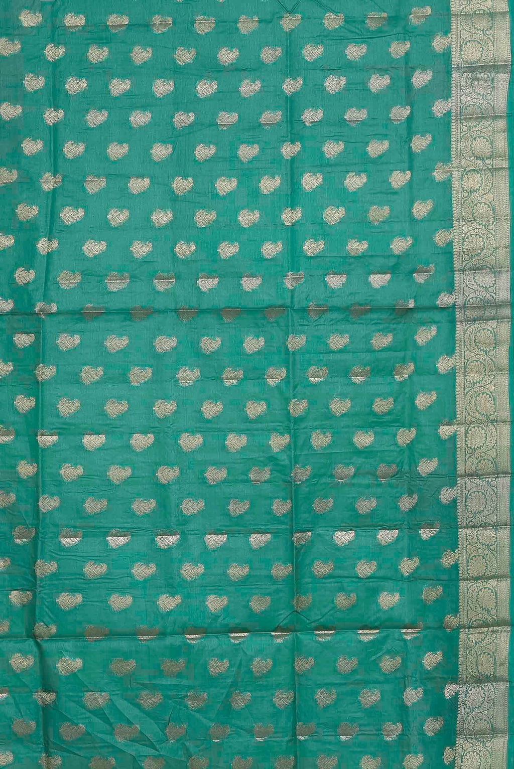 Blue Banarasi Tussar Silk Saree