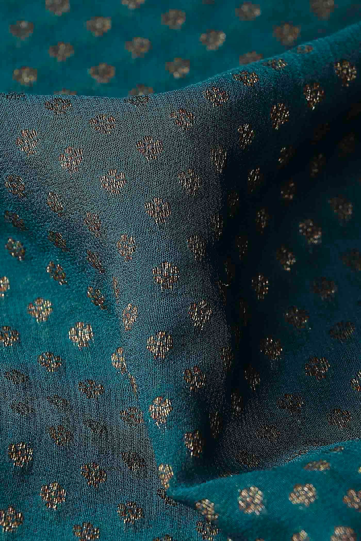 Blue Banarasi Georgette Saree