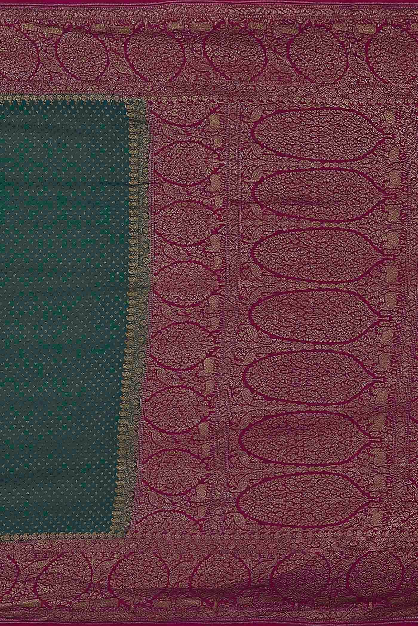 Blue Banarasi Georgette Saree