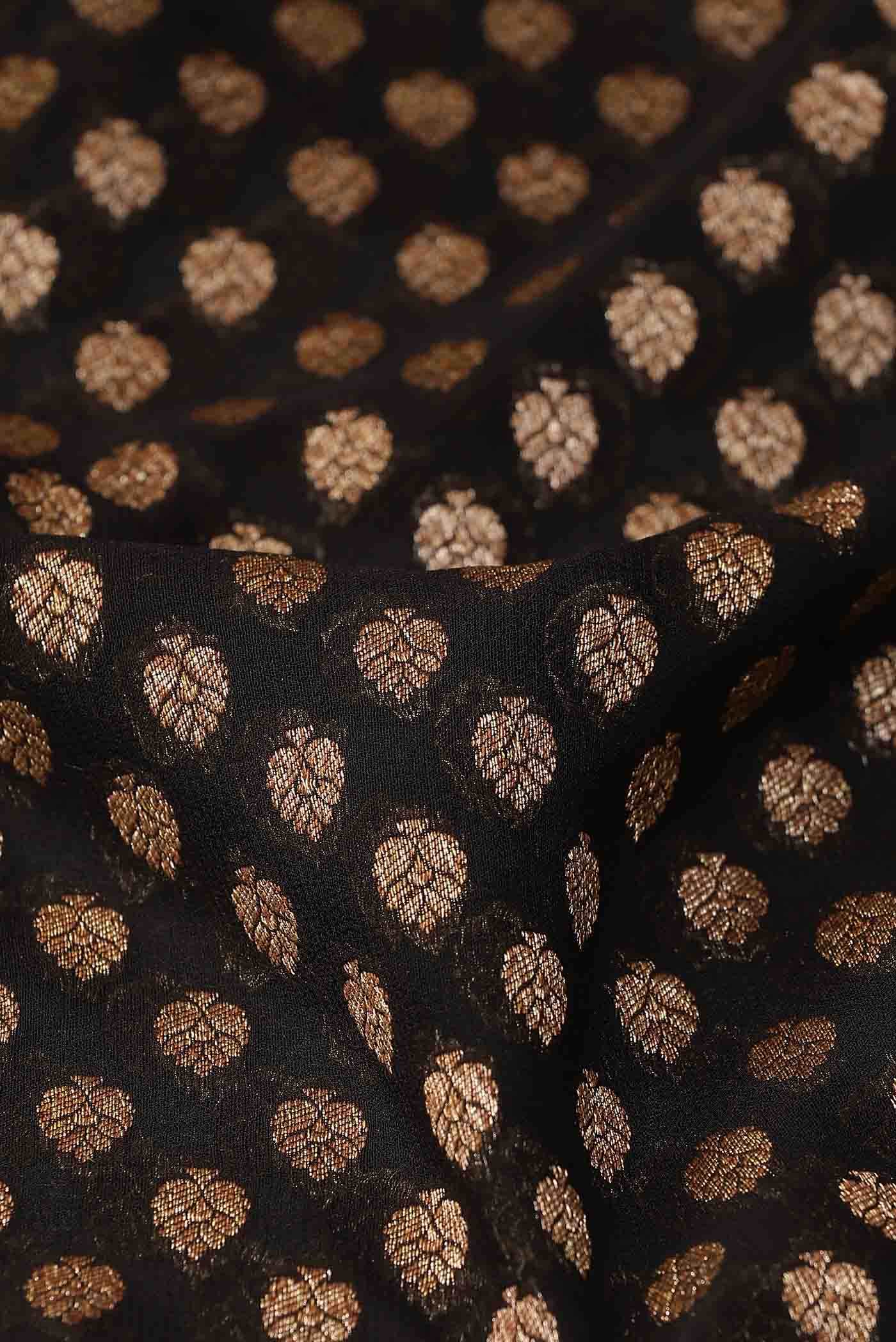 Black Banarasi Georgette Saree