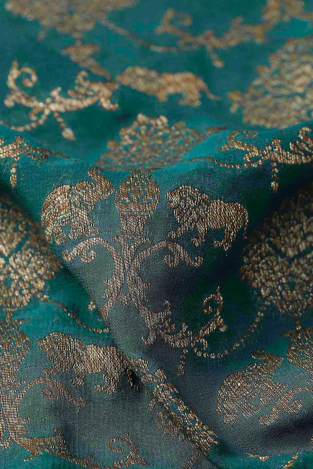 Blue Banarasi Georgette Saree