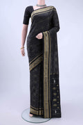Black Pochampally Silk Saree