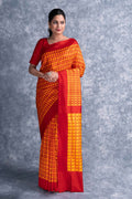 Yellow Pochampally Saree