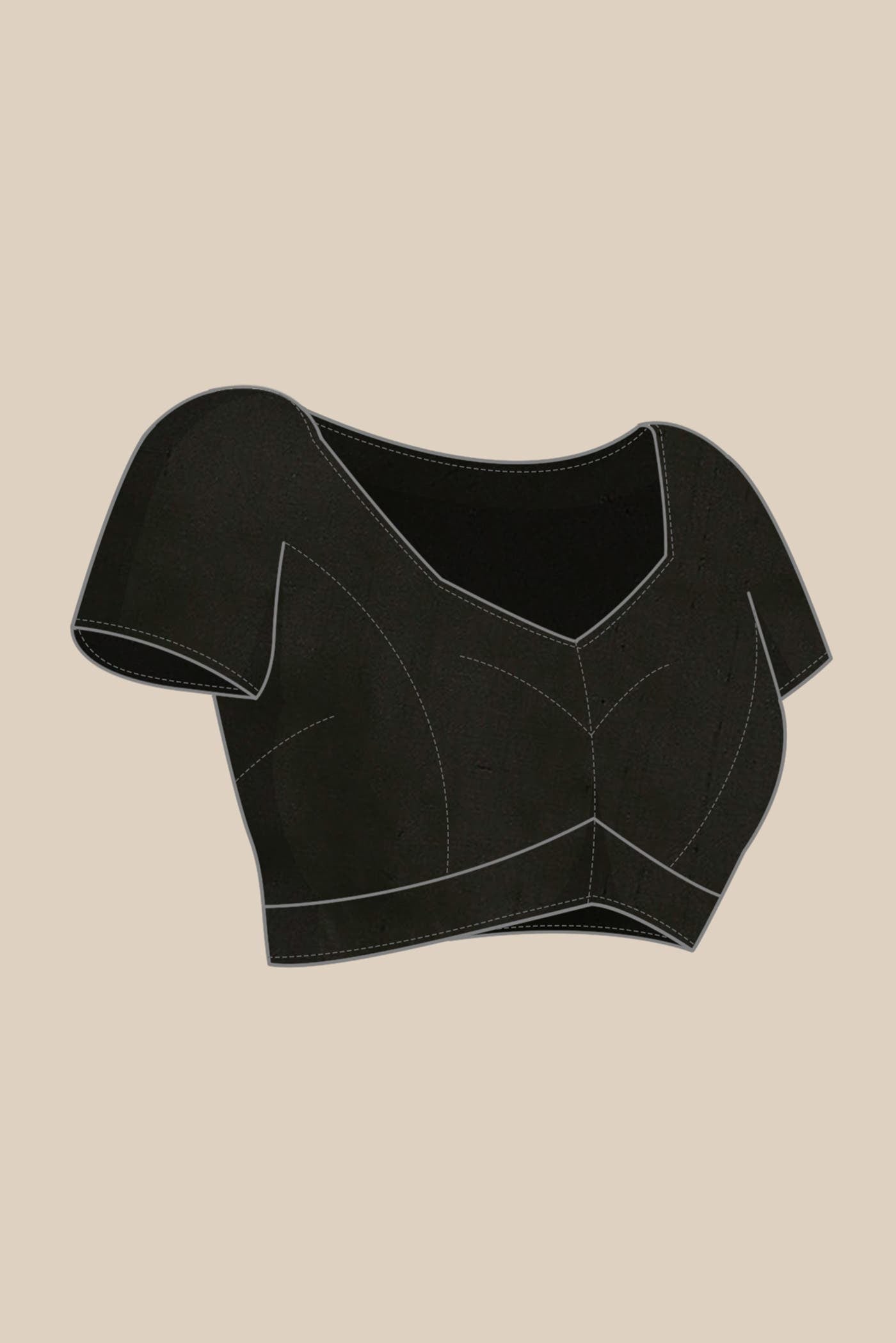 Black Pochampally Silk Saree