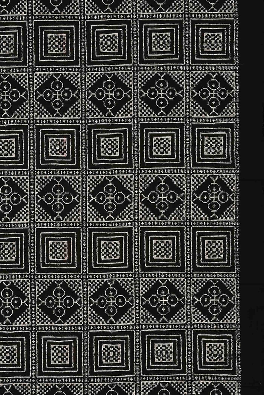 Black Pochampally Silk Saree