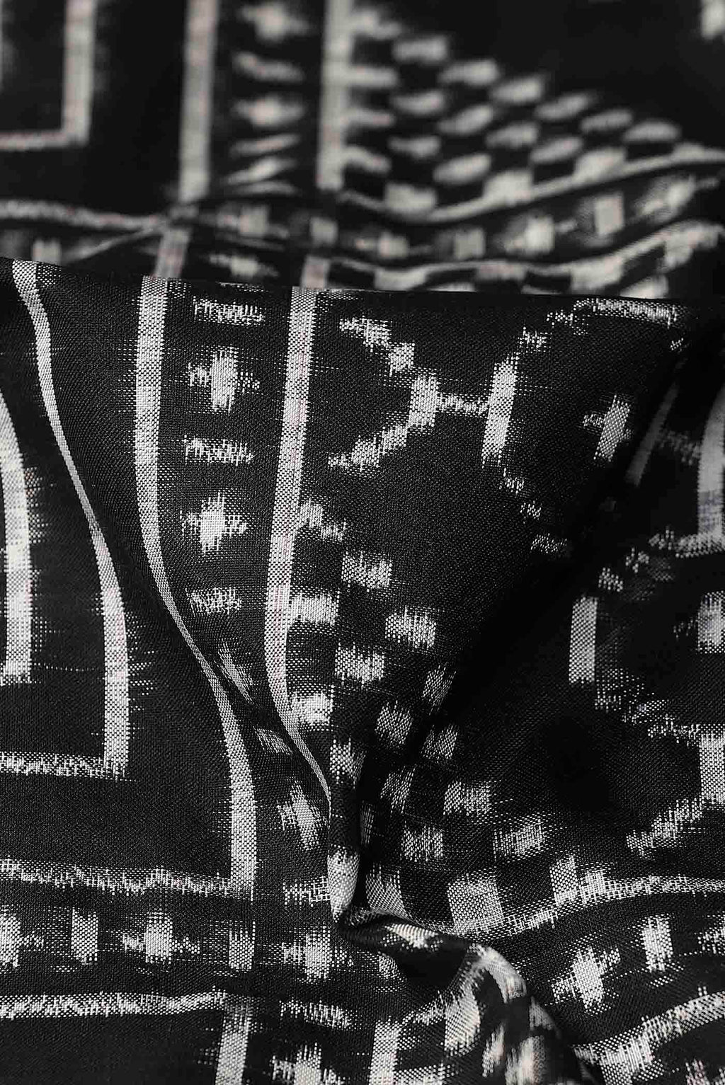 Black Pochampally Silk Saree