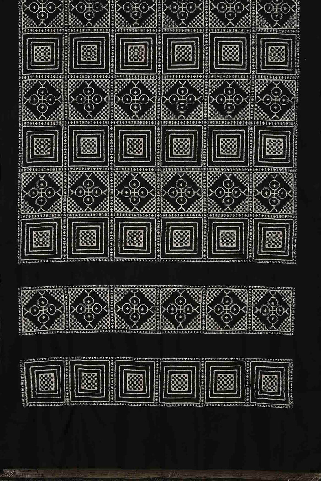 Black Pochampally Silk Saree