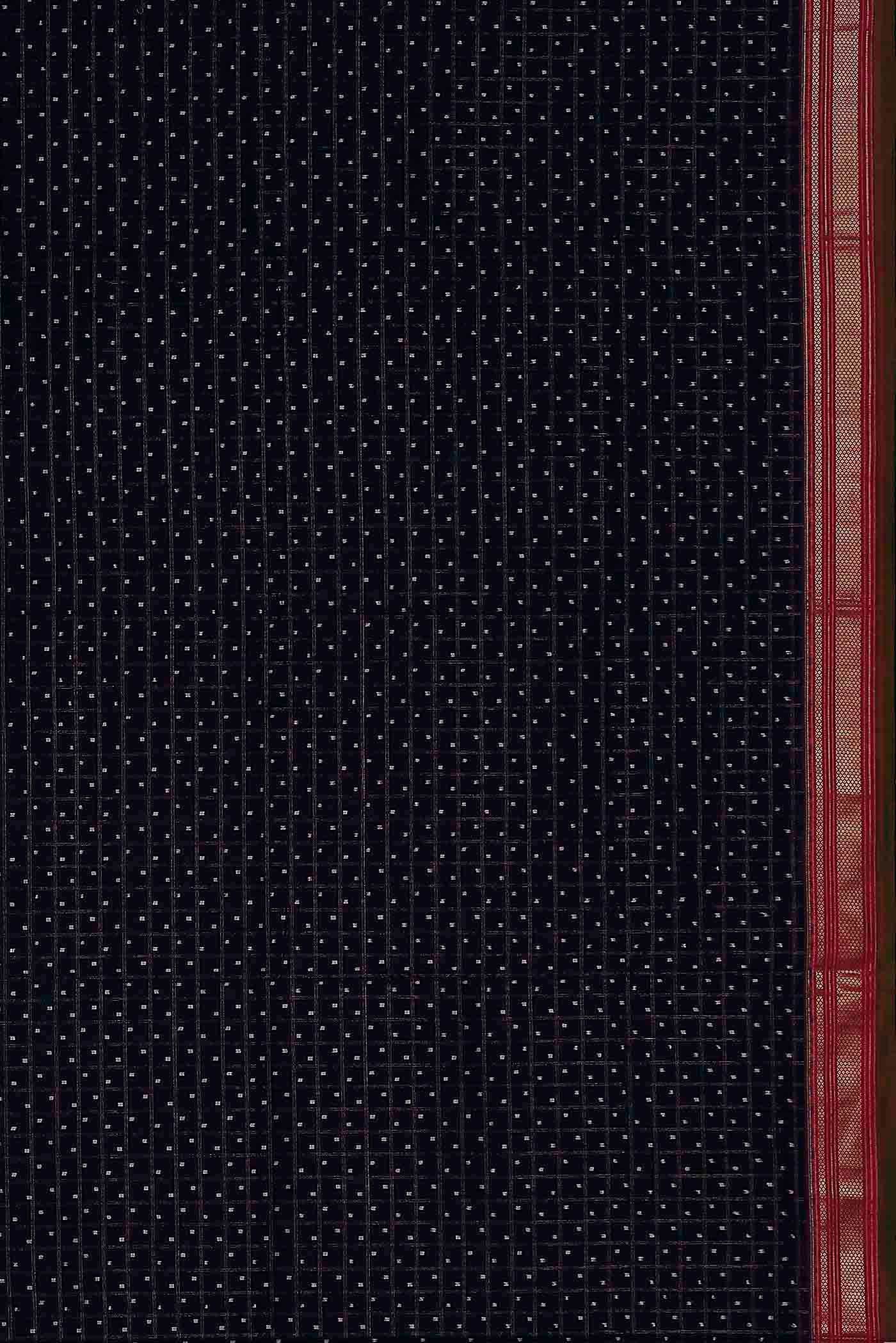 Blue Pochampally Silk Saree