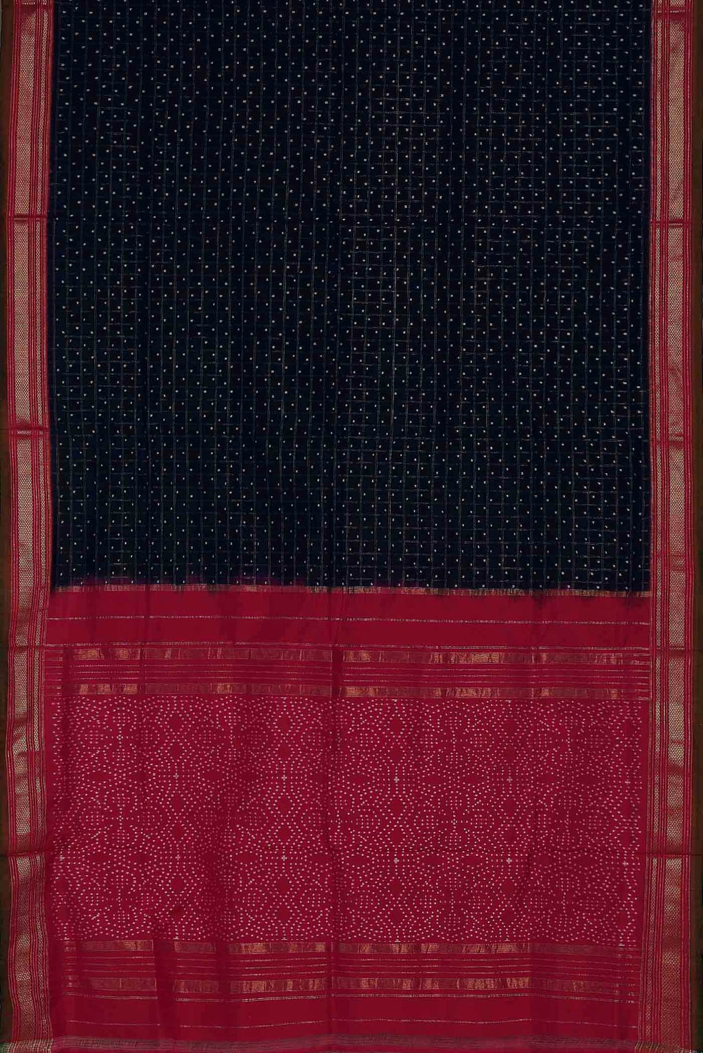 Blue Pochampally Silk Saree