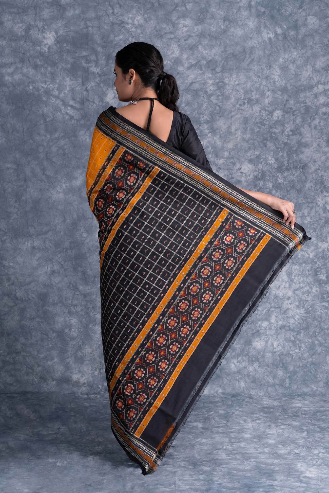 Yellow Pochampally Saree