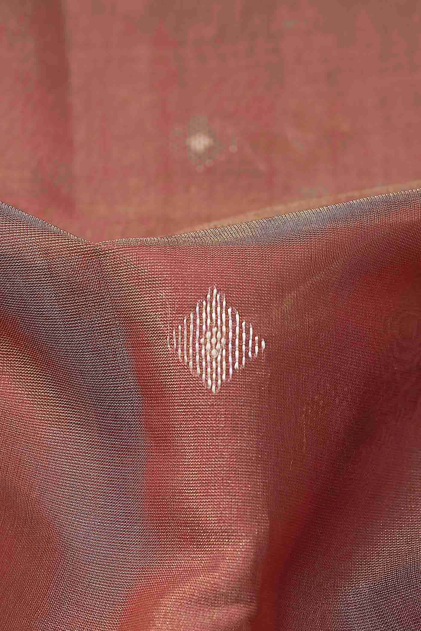 Pink Tussar Silk Saree