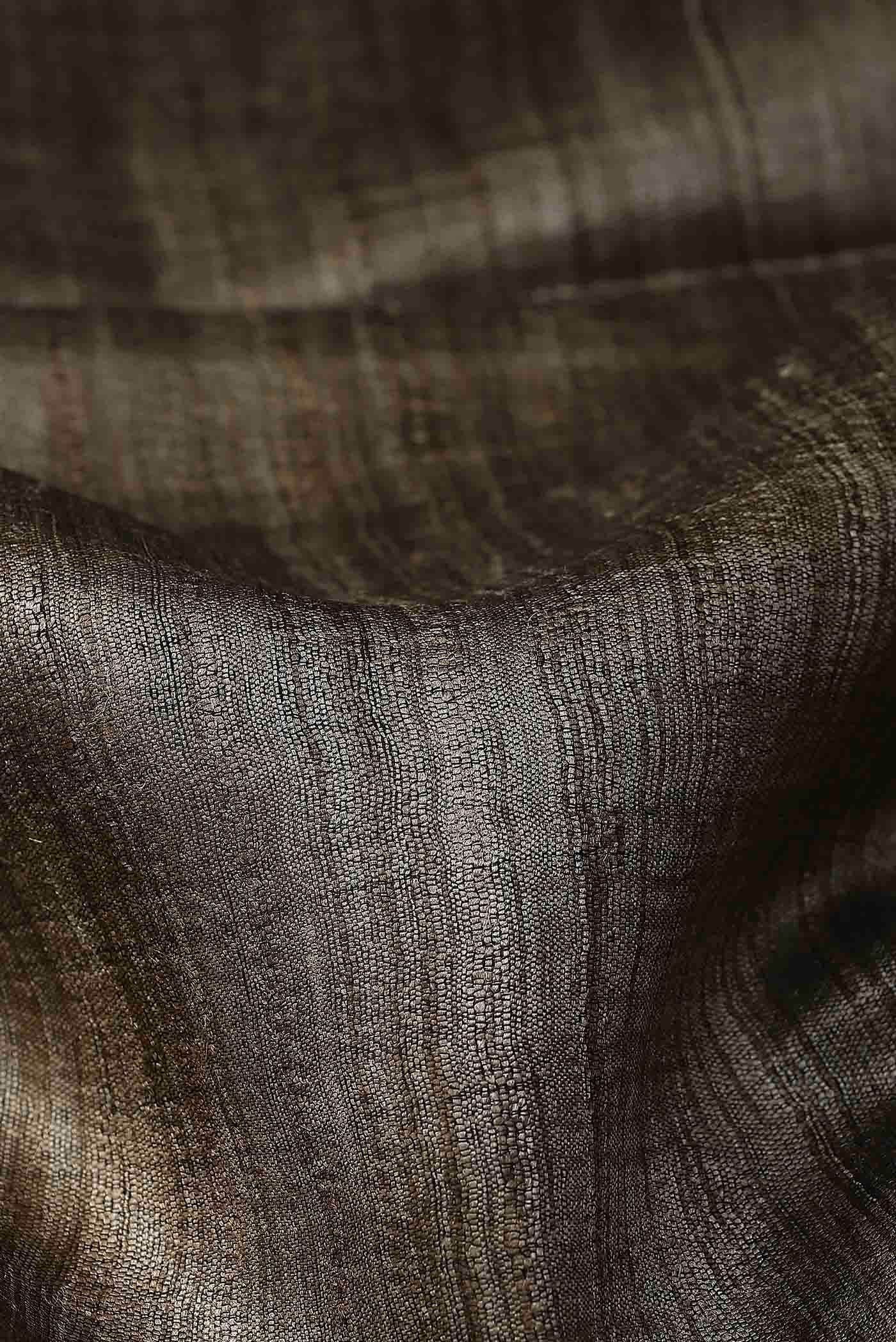 Beige Bhagalpuri Tussar Silk Saree