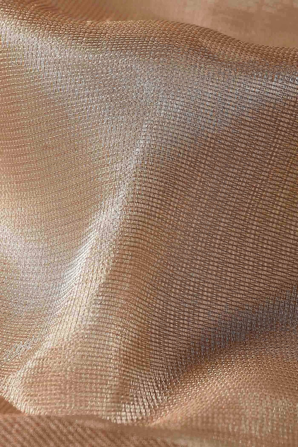 Golden Maheshwari Tissue Silk Cotton Saree