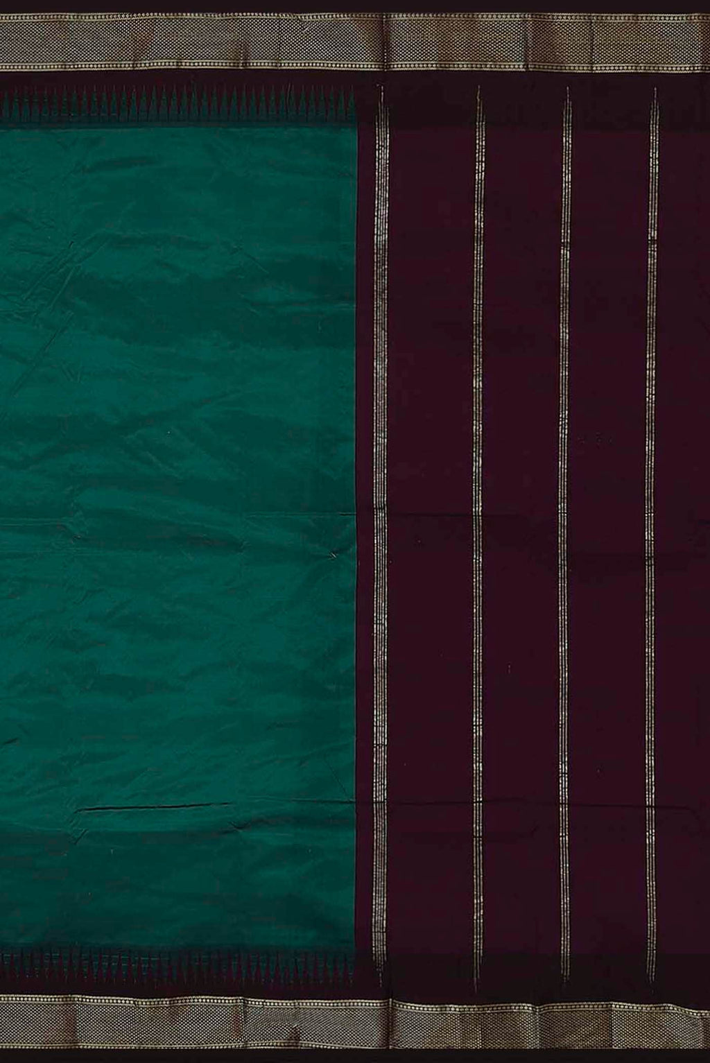 Green Bangalore Silk Saree