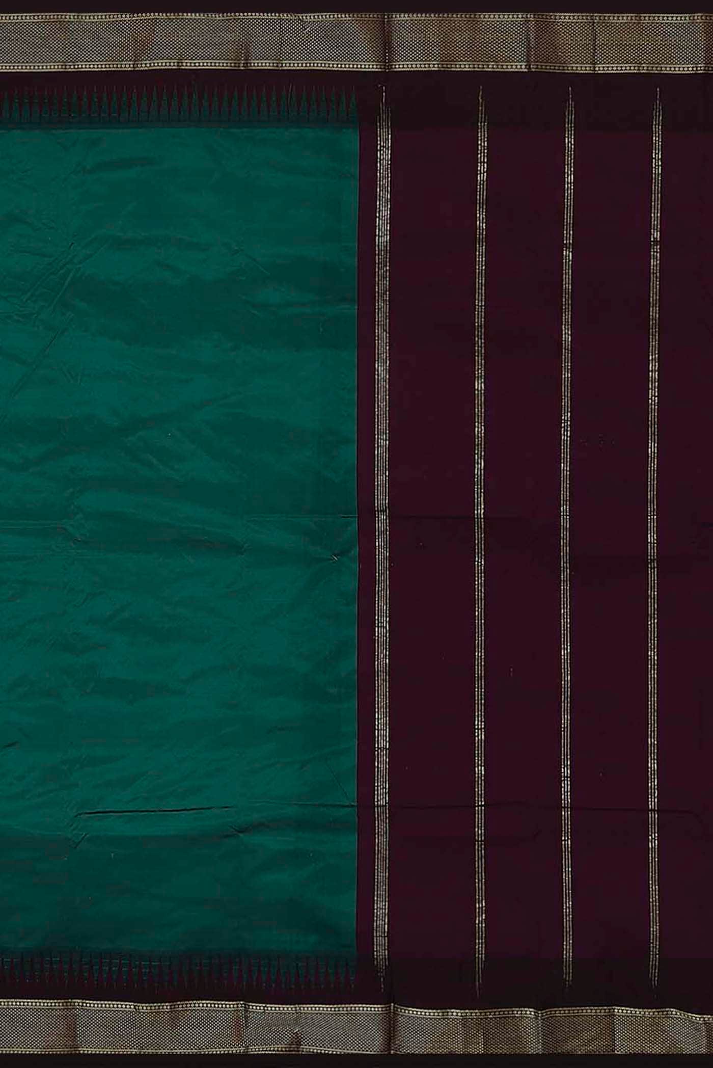 Green Bangalore Silk Saree
