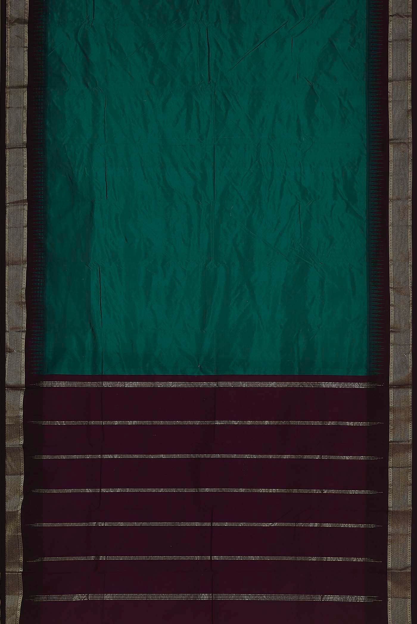 Green Bangalore Silk Saree