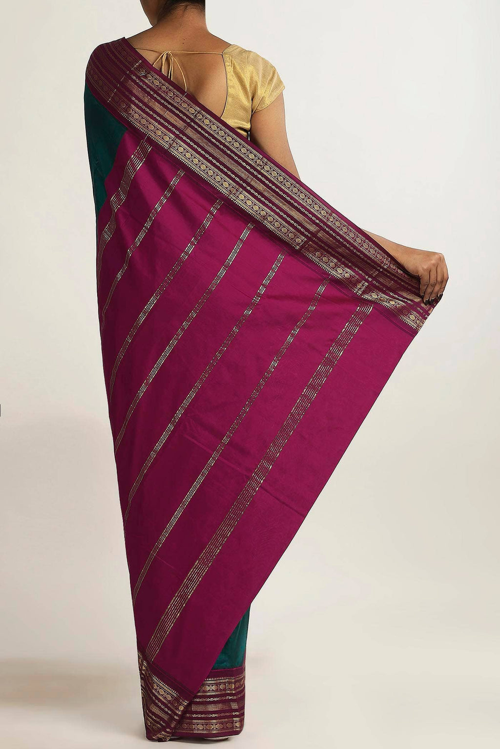 Blue Bangalore Silk Saree