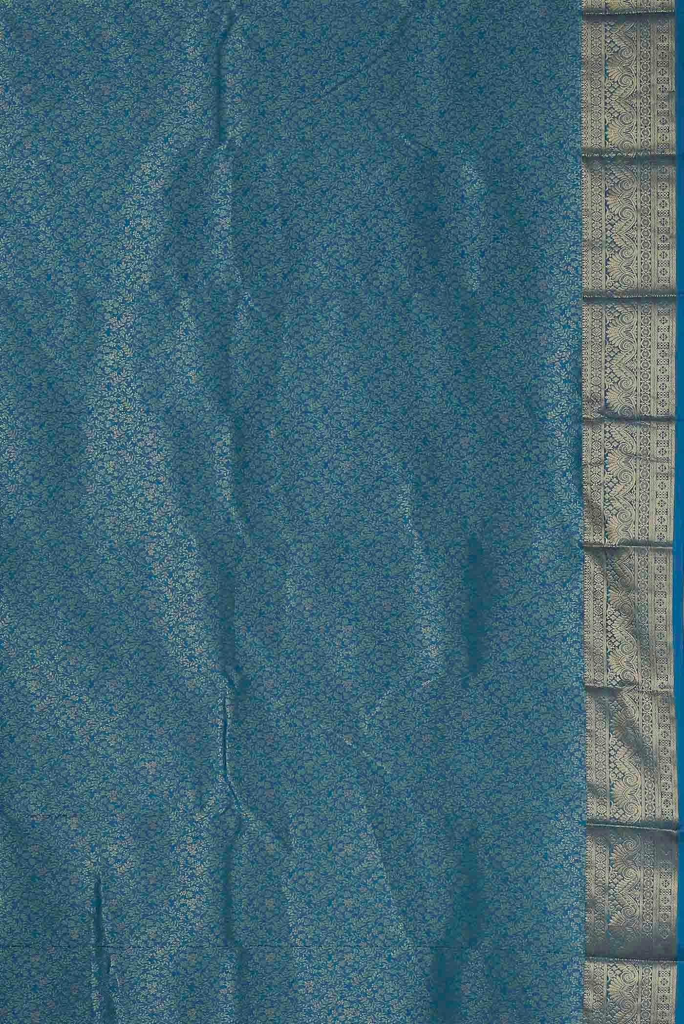Blue Bangalore Silk Saree