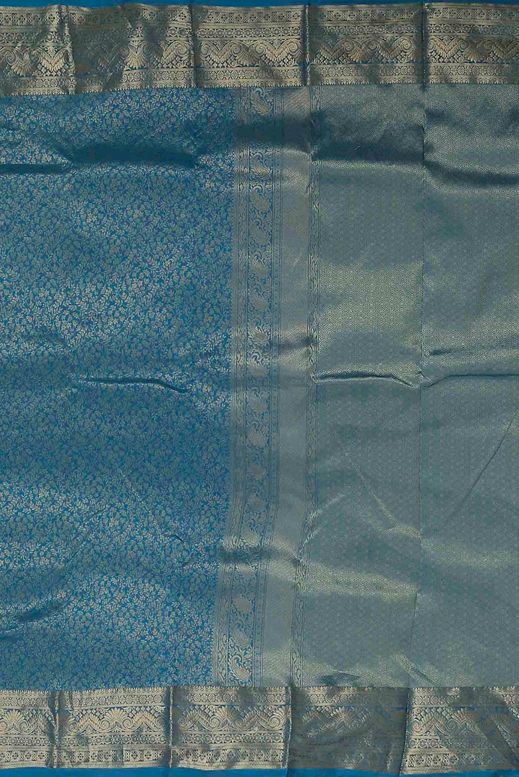 Blue Bangalore Silk Saree