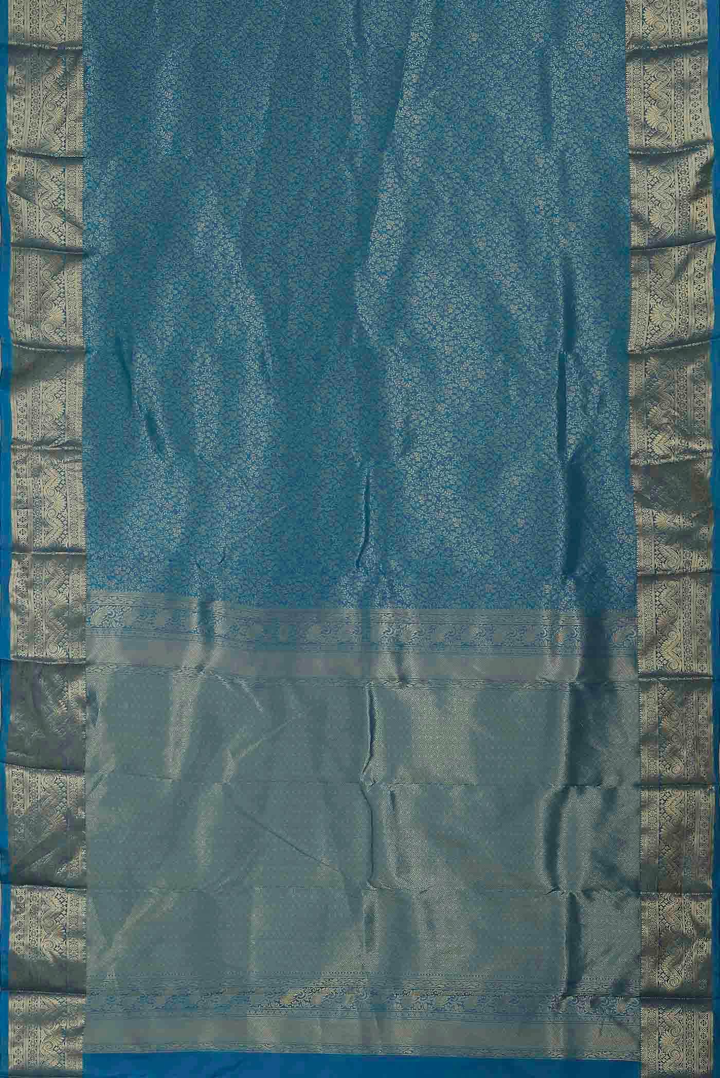 Blue Bangalore Silk Saree