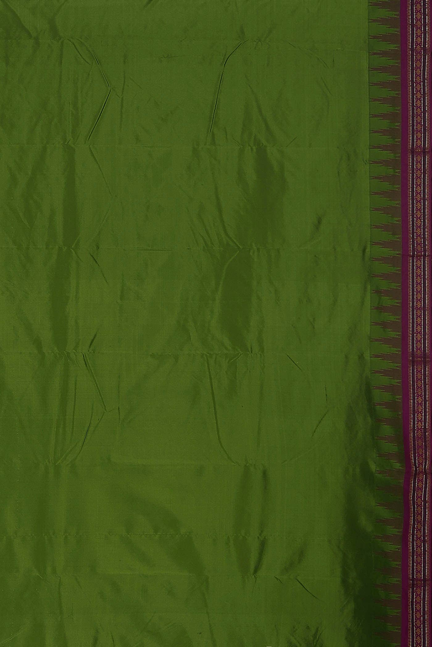 Green Bangalore Silk Saree