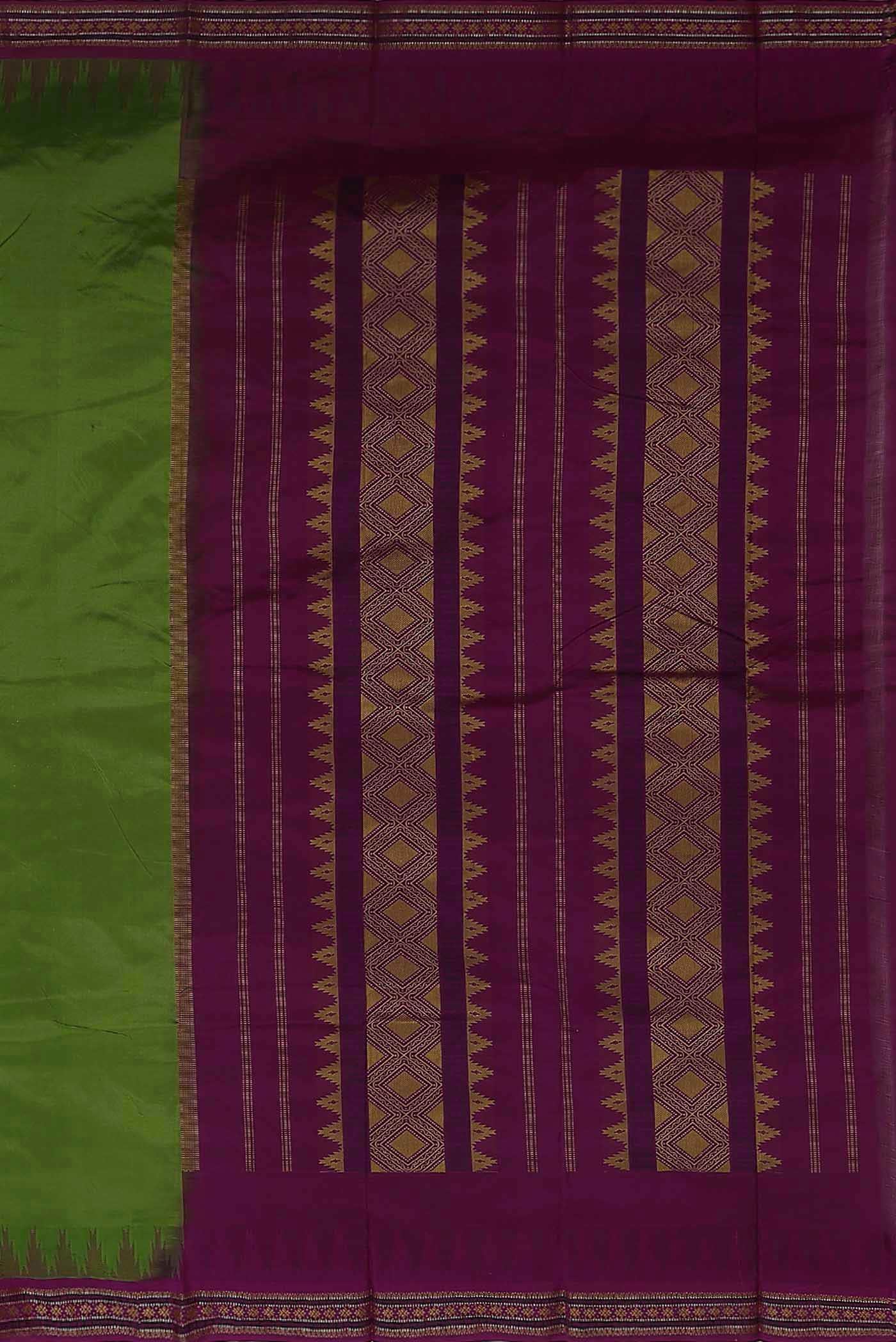 Green Bangalore Silk Saree