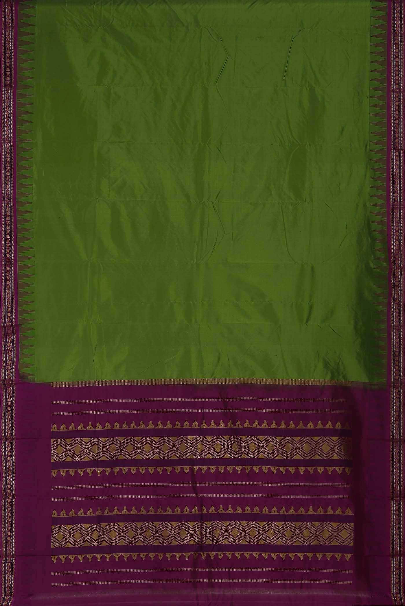 Green Bangalore Silk Saree