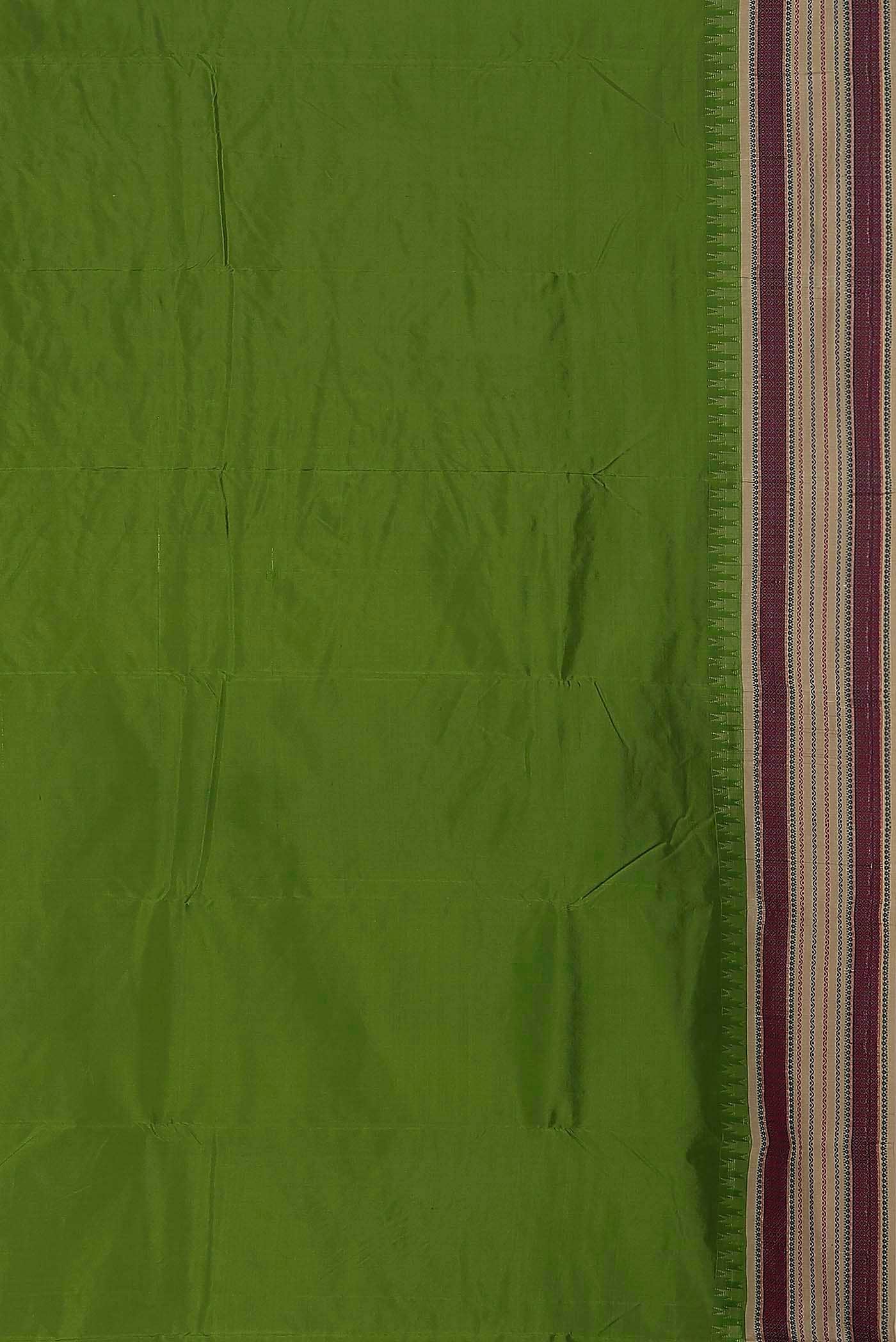 Green Bangalore Silk Saree
