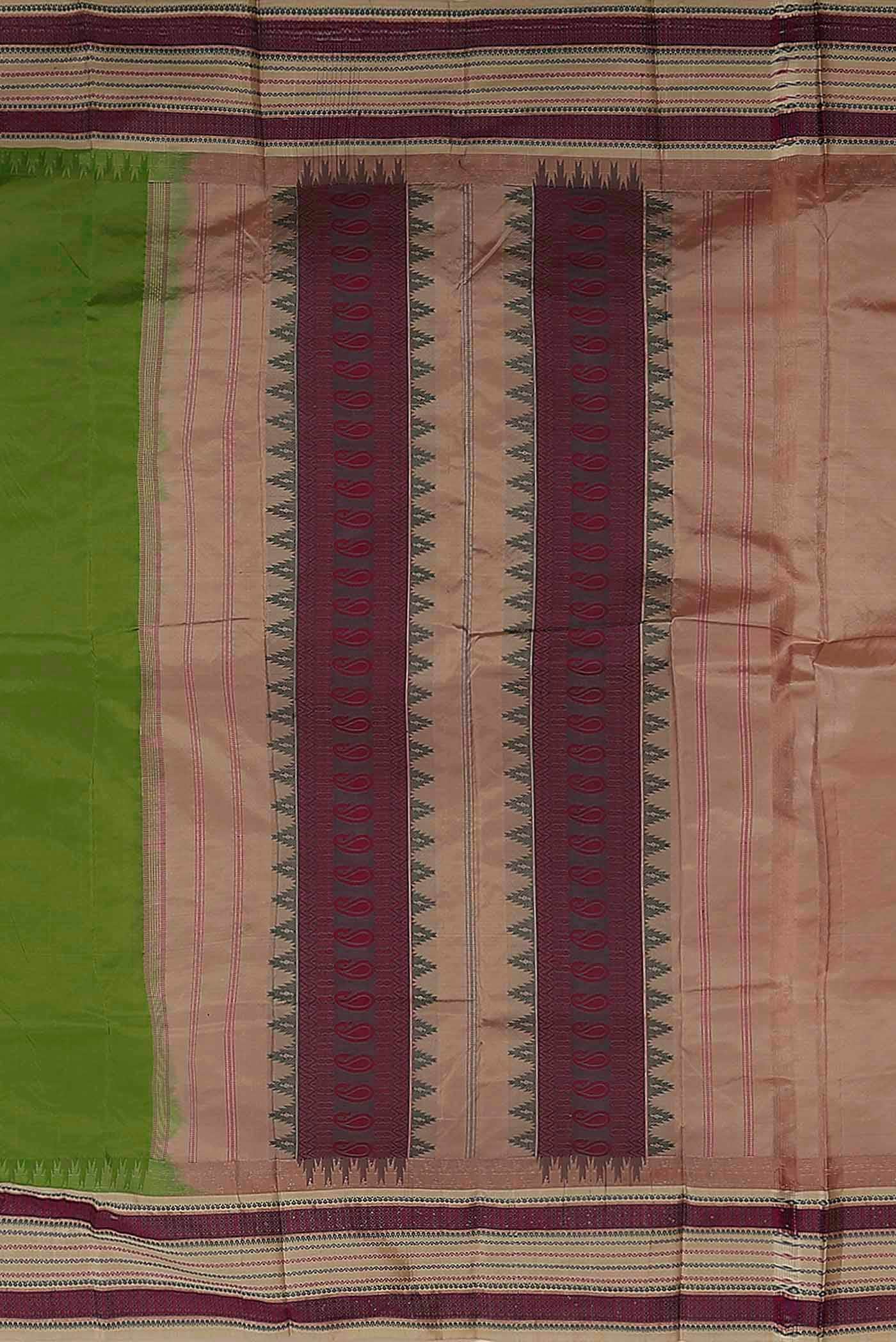 Green Bangalore Silk Saree