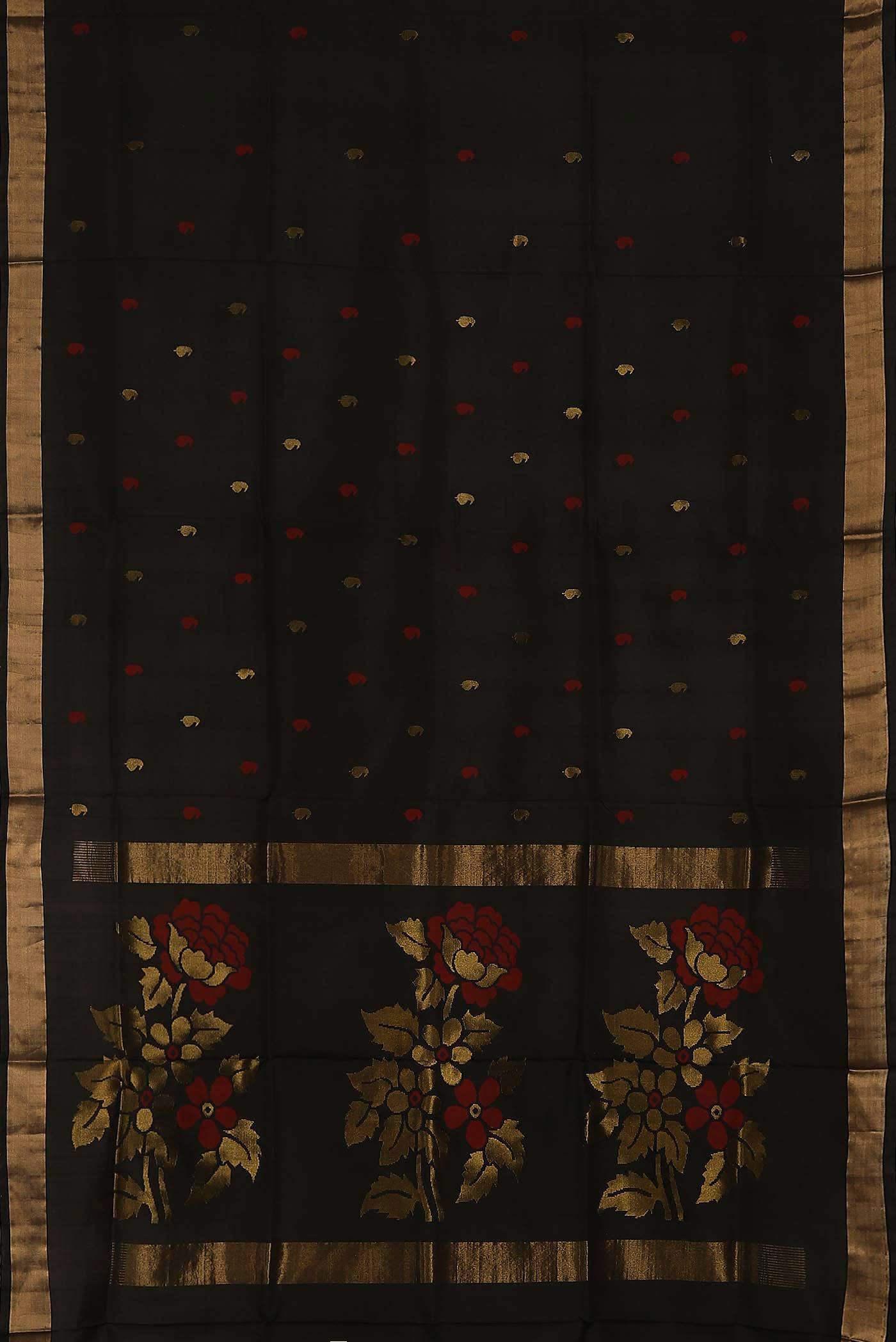 Black Uppada Silk Saree
