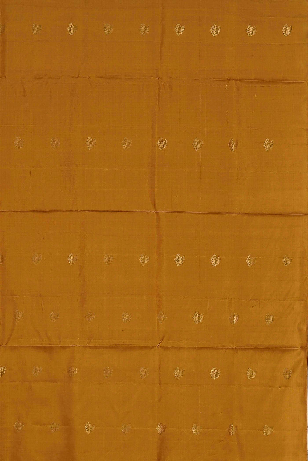 Mustard Kanchipuram Silk Saree
